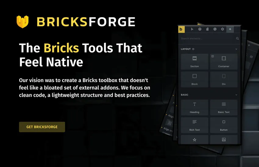 اضافة Bricksforge بترخيص اصلي مدى الحياة